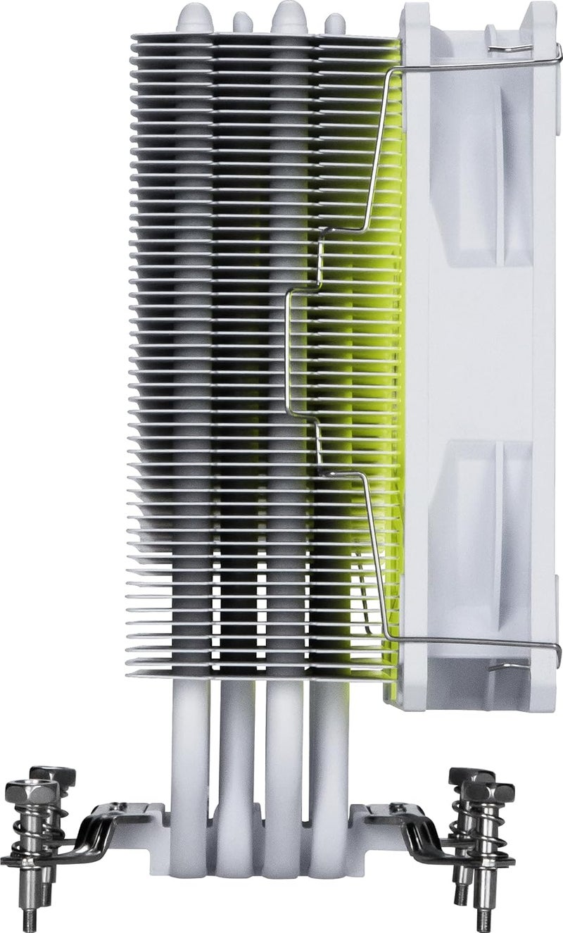 MSI MAG COREFROZR AA13 CPU Air Cooler – 120mm PWM Fan, 4 Direct-Touch Heat Pipes, 50 High-Density Fins, ARGB Lighting, Intel & AMD Compatible, 240W TDP, Quiet Rifle Bearing, Pre-Applied Thermal Paste, White | 306-7ZWHA21-L80 - Image 3